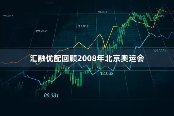 汇融优配回顾2008年北京奥运会