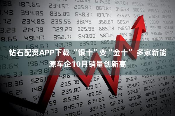 钻石配资APP下载 “银十”变“金十” 多家新能源车企10月销量创新高