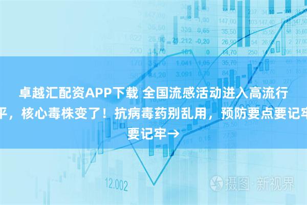 卓越汇配资APP下载 全国流感活动进入高流行水平，核心毒株变了！抗病毒药别乱用，预防要点要记牢→